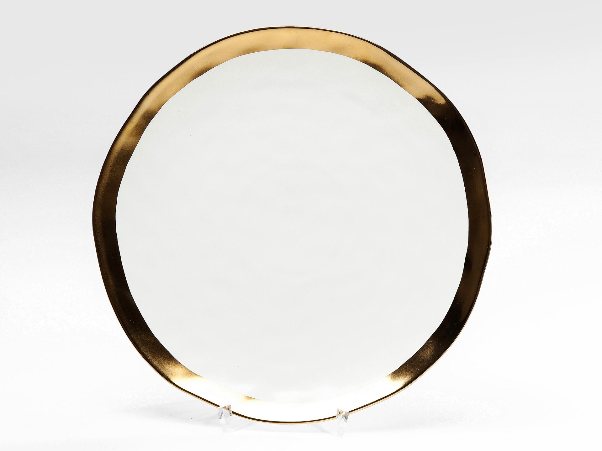Bell tanier bielo-zlatý Ø31 cm