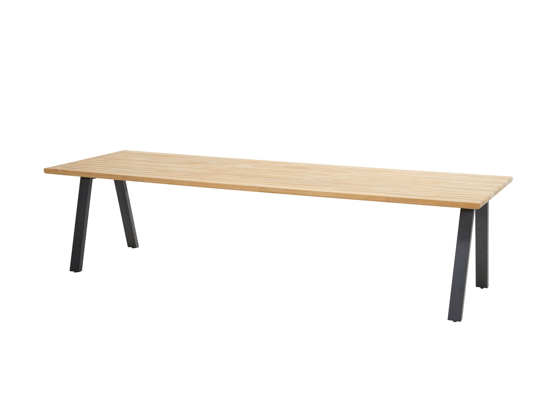E-shop Ambassador jedálenský stôl antracit 300 cm