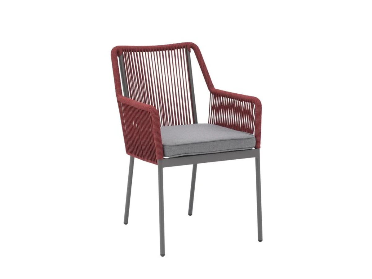 Andros jedálenská stolička červená