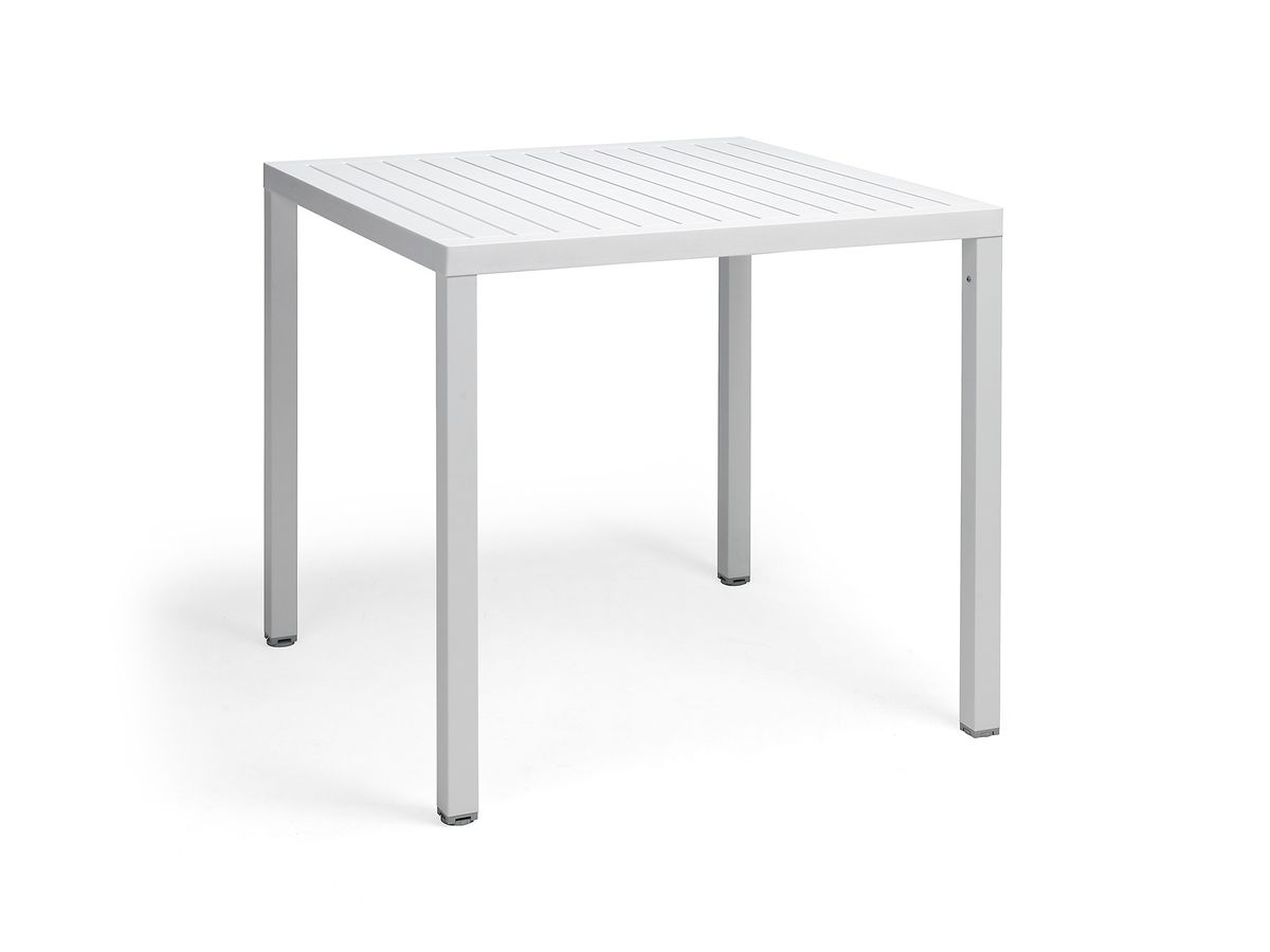 Cube stôl 80x80 cm Bianco