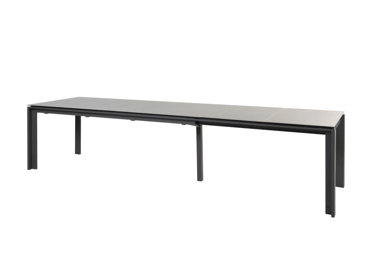 Optimum rozťahovací jedálenský stôl antracit 220-340 cm